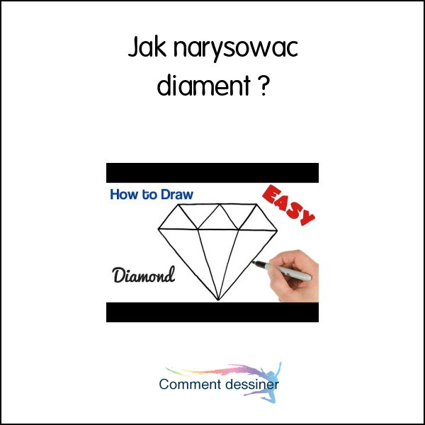 Jak narysować diament